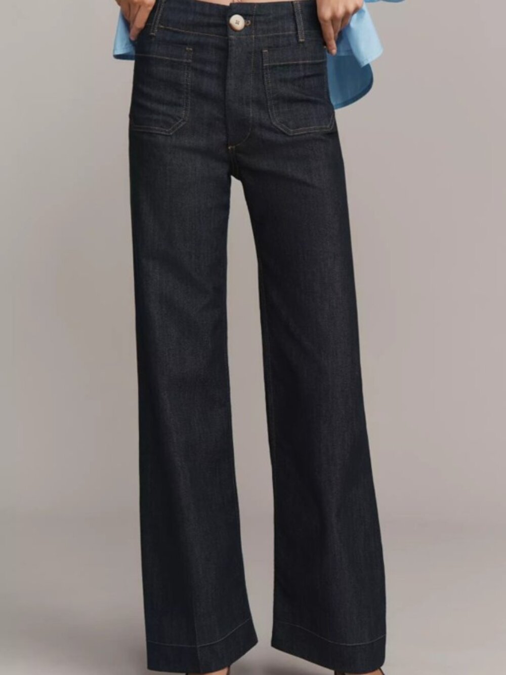 Anthropologie Maeve Colette Jeans In Rinse Wash Size 27 Excellent UsedCondition